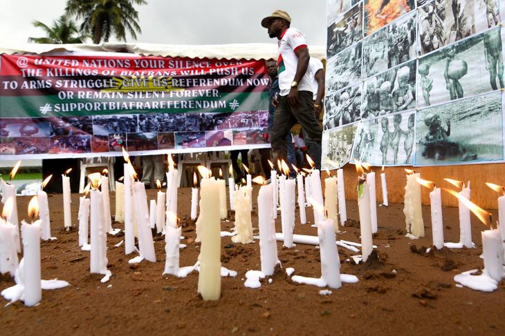 Le mémorial du massacre d'Asaba reste dans le pipeline au Nigeria