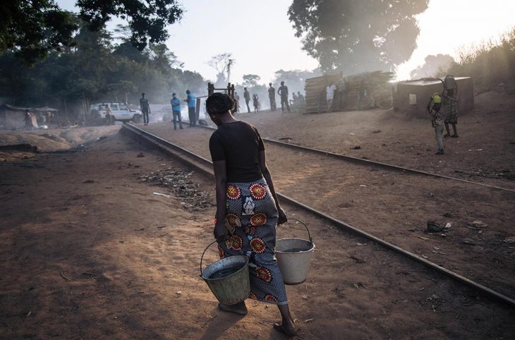 Une réfugiée centrafricaine au Congo