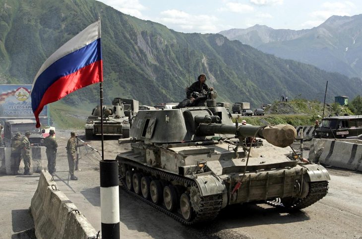 Russian tanks in Georgia
