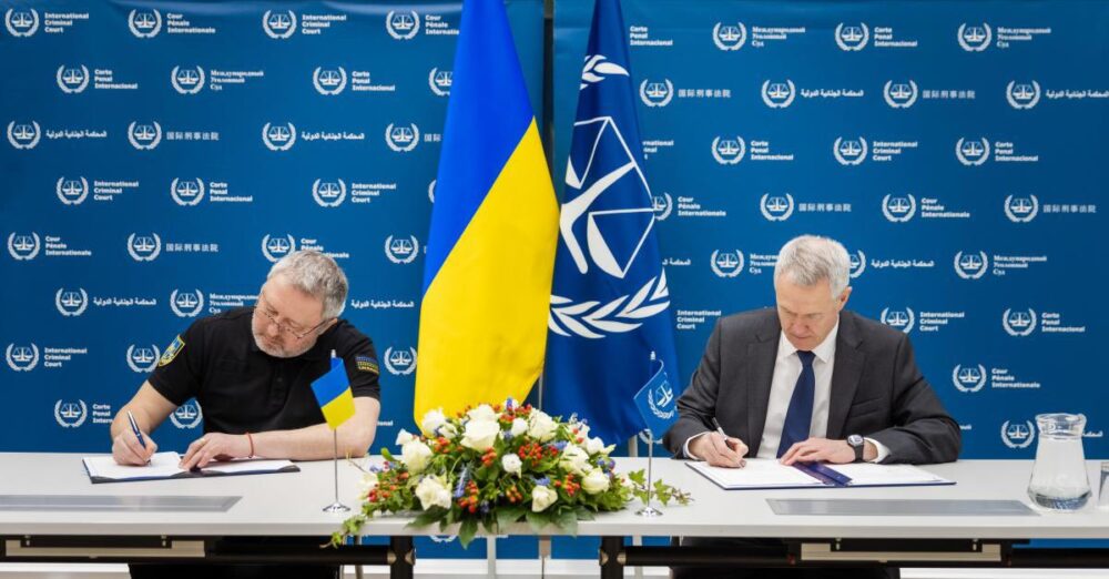 Signing of an agreement between the International Criminal Court (ICC) and Ukraine.