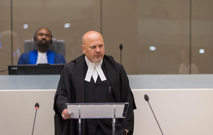 Karim Khan à la Cour pénale internationale (La Haye)