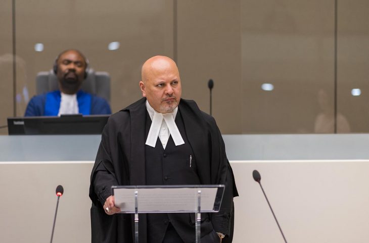 Karim Khan at the Internaitonal Criminal Court (The Hague)