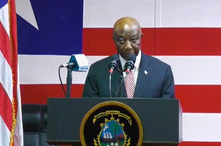 A national tribunal for war crimes in Liberia - Photo: Joseph Boakai speaks before parliament.