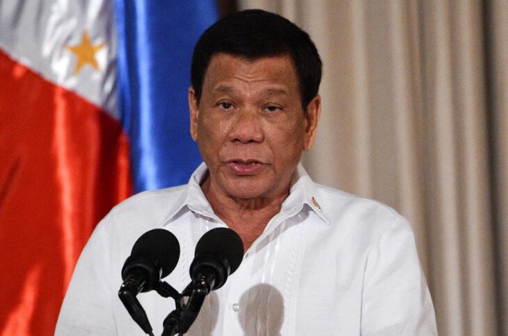 Rodrigo Duterte, the former president of the Philippines, has been arrested in Manila following the issue of an arrest warrant by the International Criminal Court (ICC). Photo: Duterte delivers a speech in August 2018.