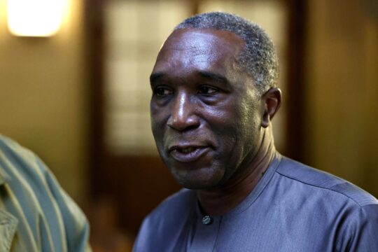 Trial in France of Eugène Rwamucyo for complicity in genocide in Rwanda - Photo: Eugène Rwamucyo at the opening of his trial in Paris